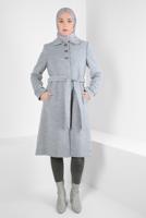 Hijab clothing GREY T 90456 ALVİNA 8239 KABAN 40/48 TEK42