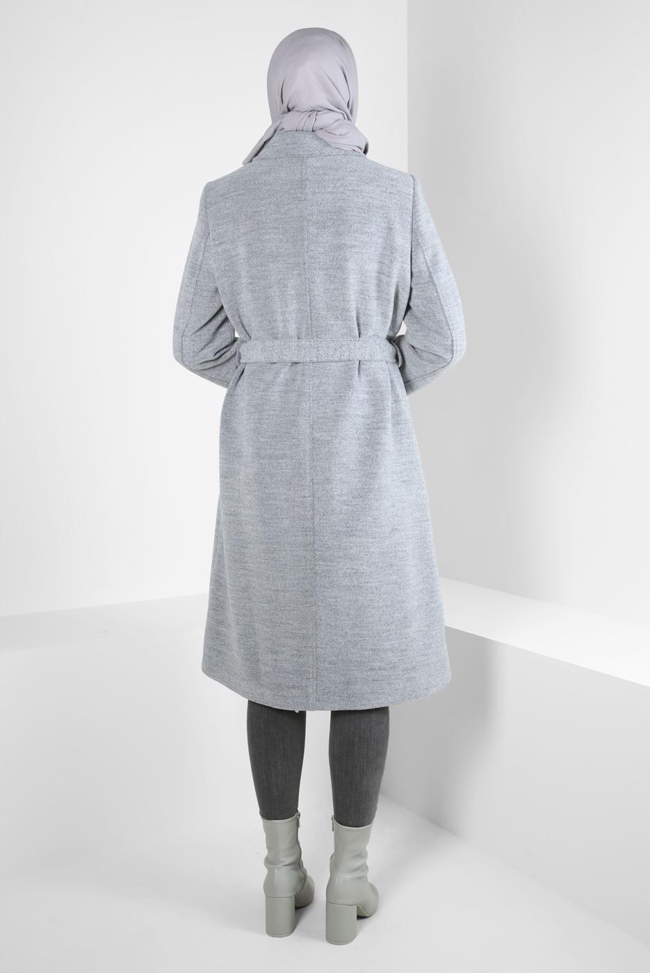 Hijab clothing GREY T 90456 ALVİNA 8239 KABAN 40/48 TEK42