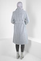 Hijab clothing GREY T 90456 ALVİNA 8239 KABAN 40/48 TEK42