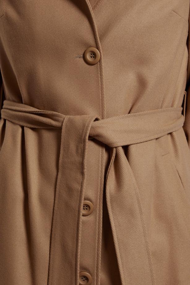 Hijab clothing BROWN T 90458 ALVİNA HOLMAN BRUSHED KABAN 38/46 TEK40 - TRENDTESETTÜR