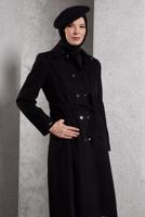 Hijab clothing BLACK ALVINA BELTED COAT T 90473