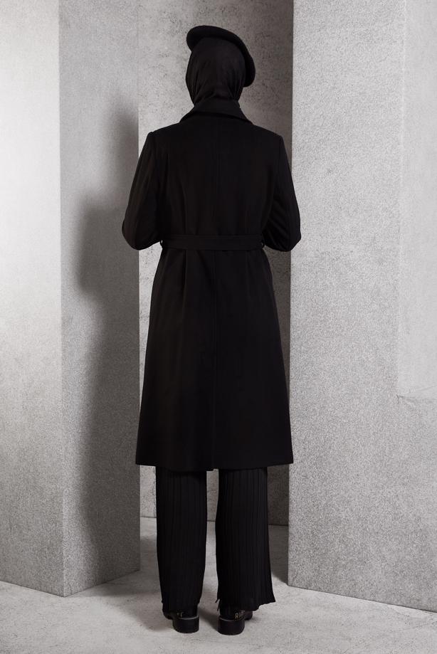 Hijab clothing BLACK T 90473 ALVİNA MOLLY KABAN 38/46 TEK40 - TRENDTESETTÜR