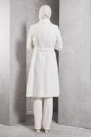 Hijab clothing CREAM ALVINA BELTED COAT T 90473
