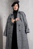 Hijab clothing GREY ALVINA BELTED COAT T 90474-1