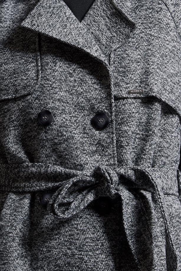 Hijab clothing GREY T 90474-1 ALVİNA 8108 KABAN 40/48 TEK38 - TRENDTESETTÜR