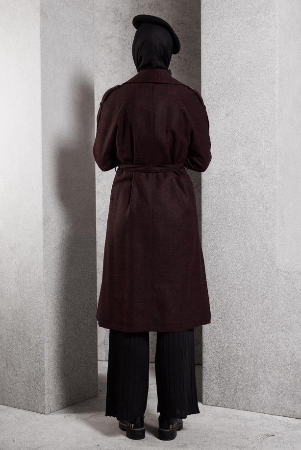 Hijab clothing BLACK T 90474-1 ALVİNA 8108 KABAN 40/48 TEK38 - TRENDTESETTÜR