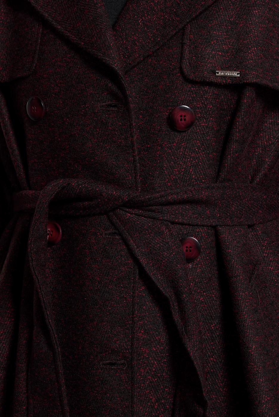 Hijab clothing BLACK ALVINA BELTED COAT T 90474-1