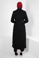 Hijab clothing BLACK T 90408 ALVİNA WİNTER ALMEDA C.MANTO 38/46 TEK42