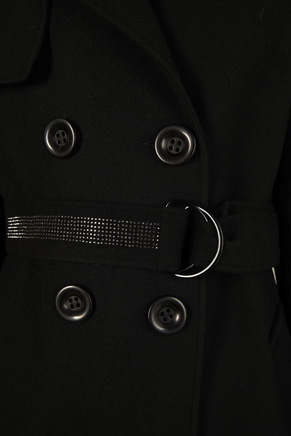 Hijab clothing BLACK T 90408 ALVİNA WİNTER ALMEDA C.MANTO 38/46 TEK42