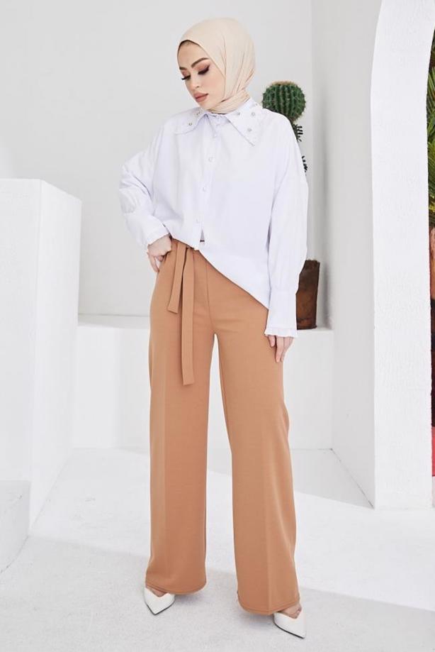 Vêtements hijab  WIDE LEG PANTS T 0402 - TRENDTESETTÜR