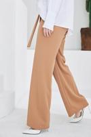 Hijab clothing BEIGE WIDE LEG PANTS T 0402