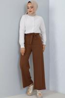 Vêtements hijab BRUN PANTALON LARGE T 0402