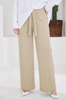 Hijab clothing BEIGE WIDE LEG PANTS T 0402