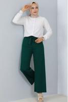 Vêtements hijab VERT PANTALON LARGE T 0402
