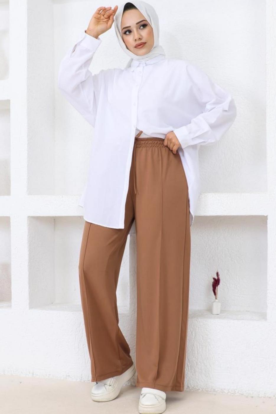 Vêtements hijab TABA PANTALON LARGE T 2403