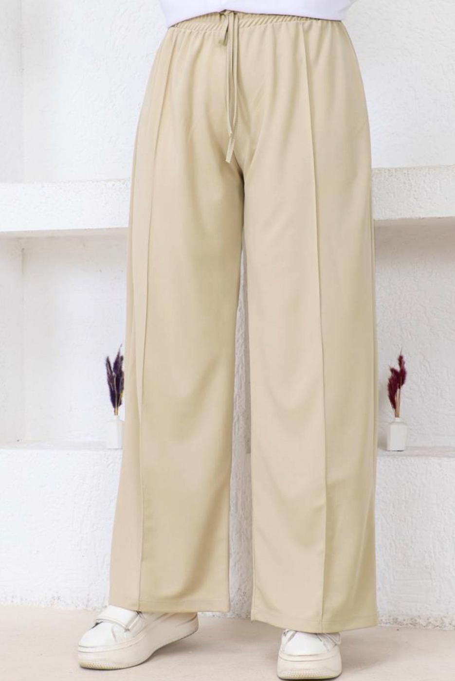 Vêtements hijab BEIGE PANTALON LARGE T 2403