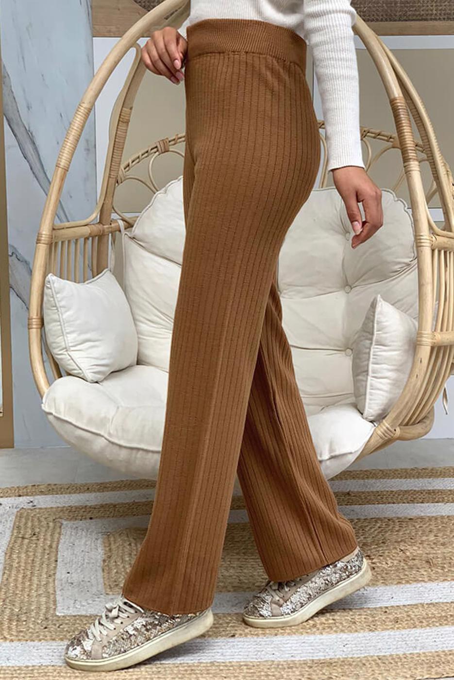 Hijab clothing TABA CORDED KNITWEAR PANTS T 2922