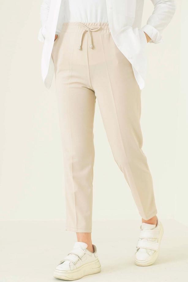 Vêtements hijab  PANTS WITH ELASTIC WAIST T 4266 - TRENDTESETTÜR