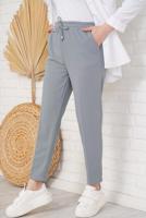 Vêtements hijab GRIS PANTALON À TAILLE ÉLASTIQUE T 4266