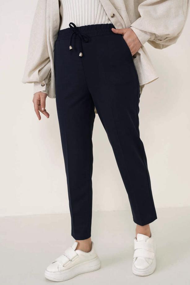 Vêtements hijab  PANTS WITH ELASTIC WAIST T 4266 - TRENDTESETTÜR