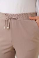 Tesettür giyim VİZON BELİ LASTİKLİ PANTOLON T 4266