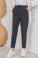 Hijab clothing GREY PANTS WITH ELASTIC WAIST T 4266