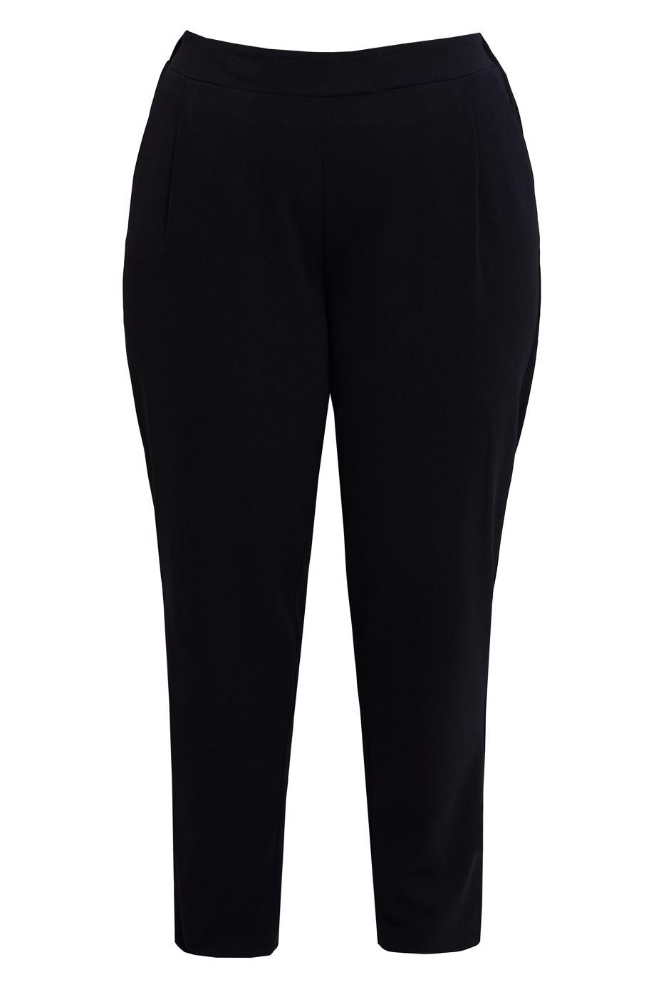 Tesettür giyim SİYAH ALVİNA BÜYÜK BEDEN PANTOLON T 70611