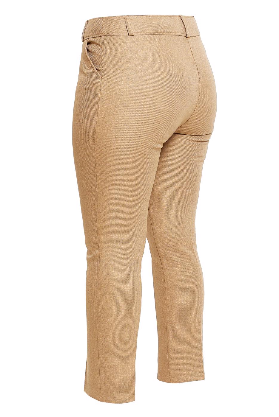 Tesettür giyim KAHVE ALVİNA BÜYÜK BEDEN PANTOLON T 70615