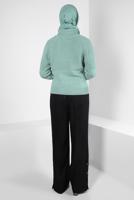 Tesettür giyim SİYAH ALVİNA GENİŞ PAÇA PANTOLON T 70616