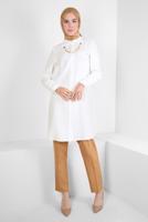 Tesettür giyim TURUNCU ALVİNA KLASİK KESİM PANTOLON T 70617