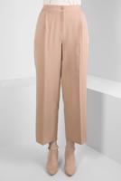 Tesettür giyim BEJ ALVİNA GENİŞ PAÇA PANTOLON T 70620