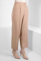 Tesettür giyim BEJ ALVİNA GENİŞ PAÇA PANTOLON T 70620