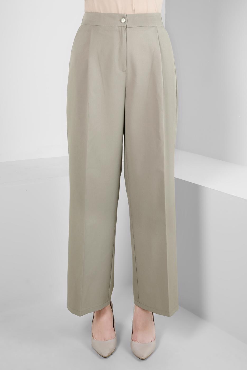 Tesettür giyim KUM ALVİNA GENİŞ PAÇA PANTOLON T 70620