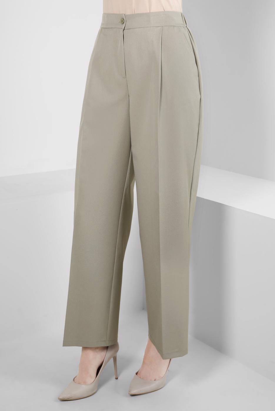 Tesettür giyim KUM ALVİNA GENİŞ PAÇA PANTOLON T 70620