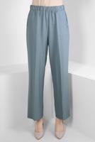 Tesettür giyim MAVİ ALVİNA BELİ LASTİKLİ PANTOLON T 70627