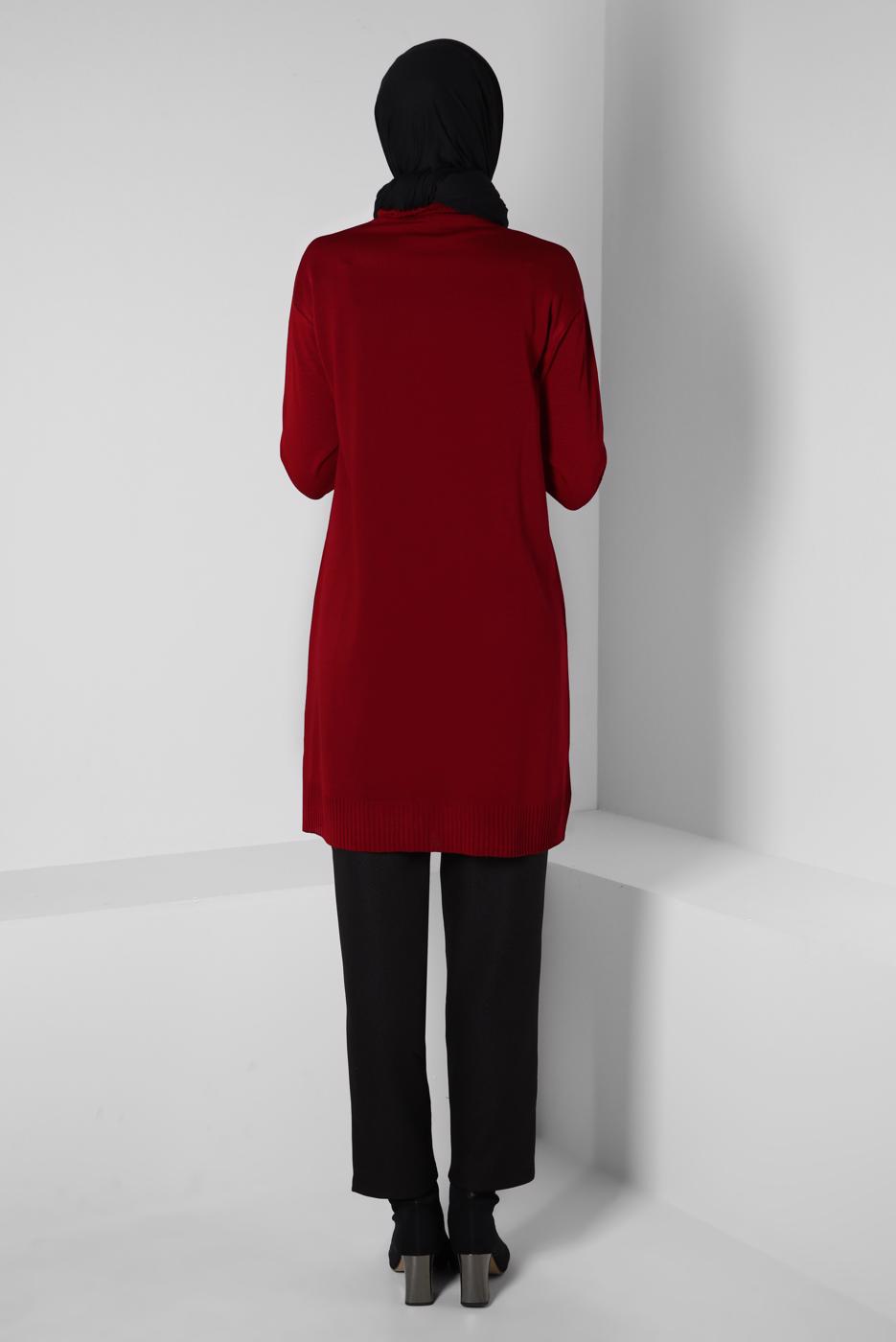 Tesettür giyim SİYAH ALVİNA YÜKSEK BEL PANTOLON T 70628