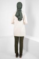 Tesettür giyim HAKİ ALVİNA DAR PAÇA PANTOLON T 70631