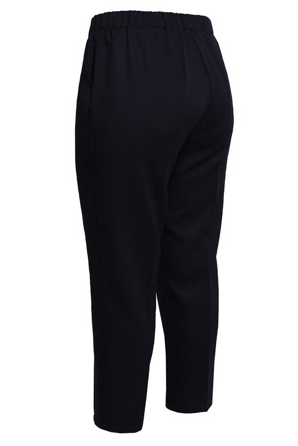 Tesettür giyim SİYAH ALVİNA BÜYÜK BEDEN PANTOLON T 70639 - TRENDTESETTÜR