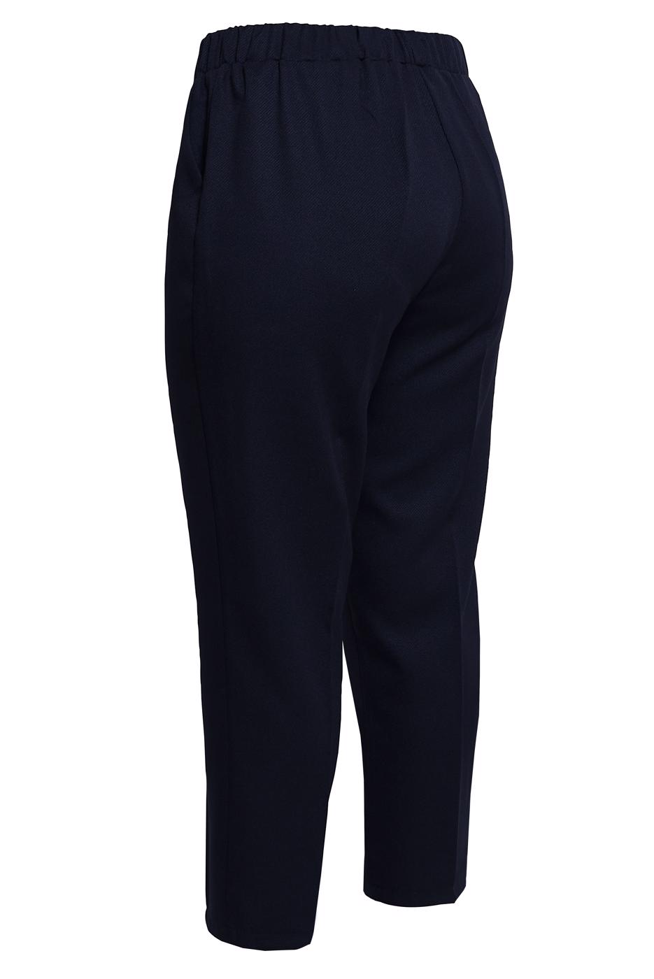 Tesettür giyim LACİVERT ALVİNA BÜYÜK BEDEN PANTOLON T 70639