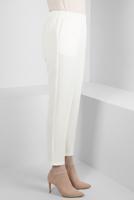 Tesettür giyim KREM ALVİNA BELİ LASTİKLİ PANTOLON T 70640
