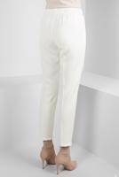 Tesettür giyim KREM ALVİNA BELİ LASTİKLİ PANTOLON T 70640