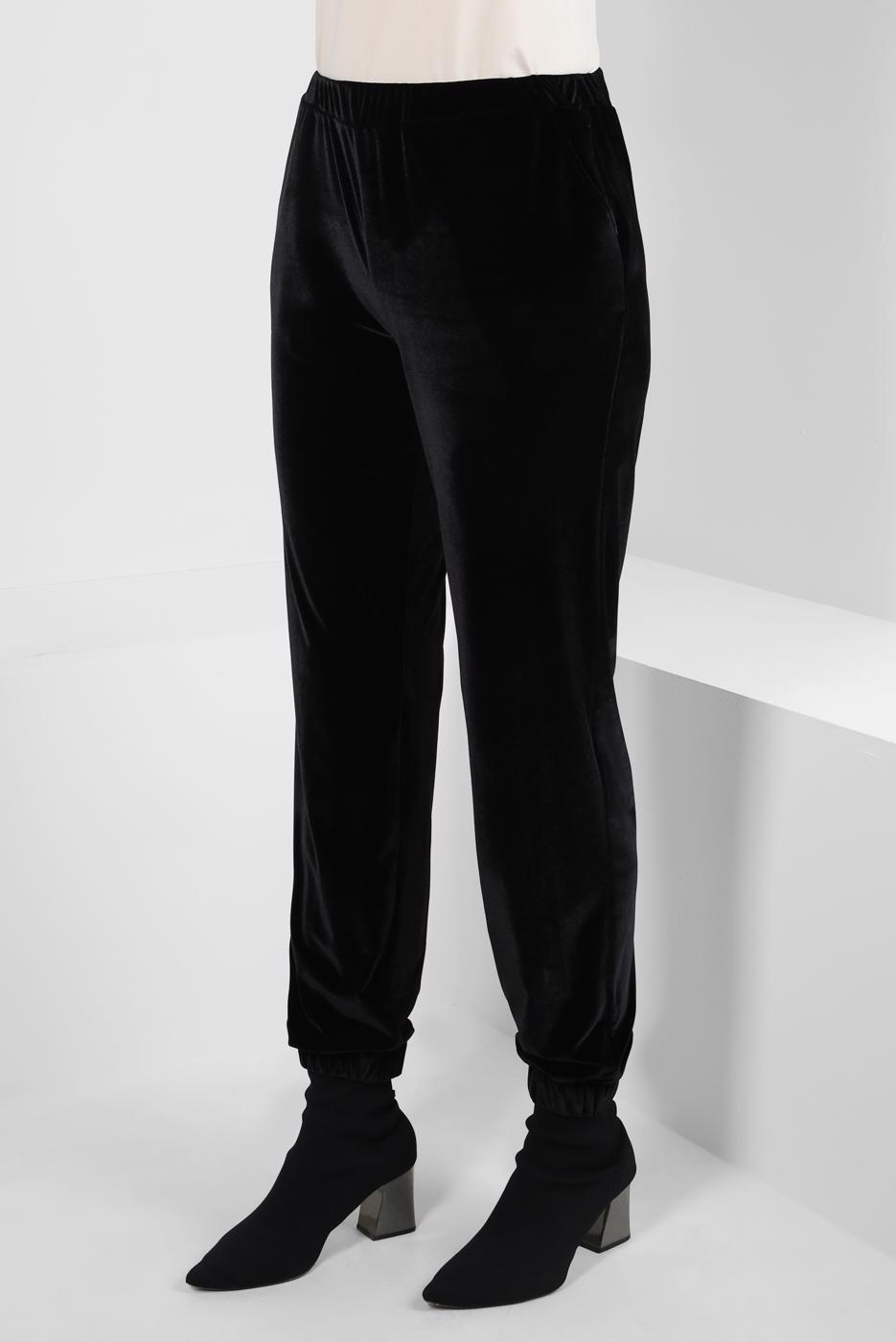 Tesettür giyim SİYAH ALVİNA KADİFE PANTOLON T 70642