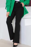 Tesettür giyim SİYAH KEMERLİ KUMAŞ PANTOLON T 8356