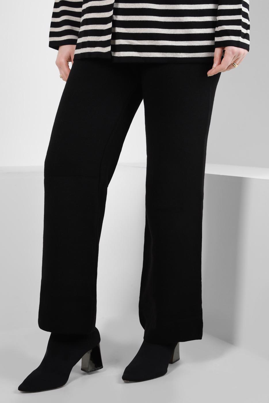 Tesettür giyim SİYAH TRİKO PANTOLON T 90011