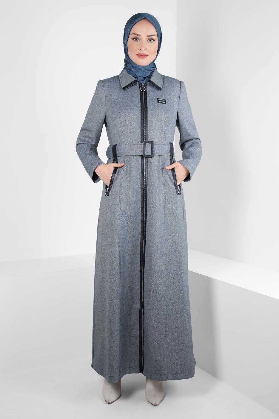 Hijab clothing NAVY BLUE T 10825 ALVİNA FERNANDO PARDESÜ 40-48 TEK 42