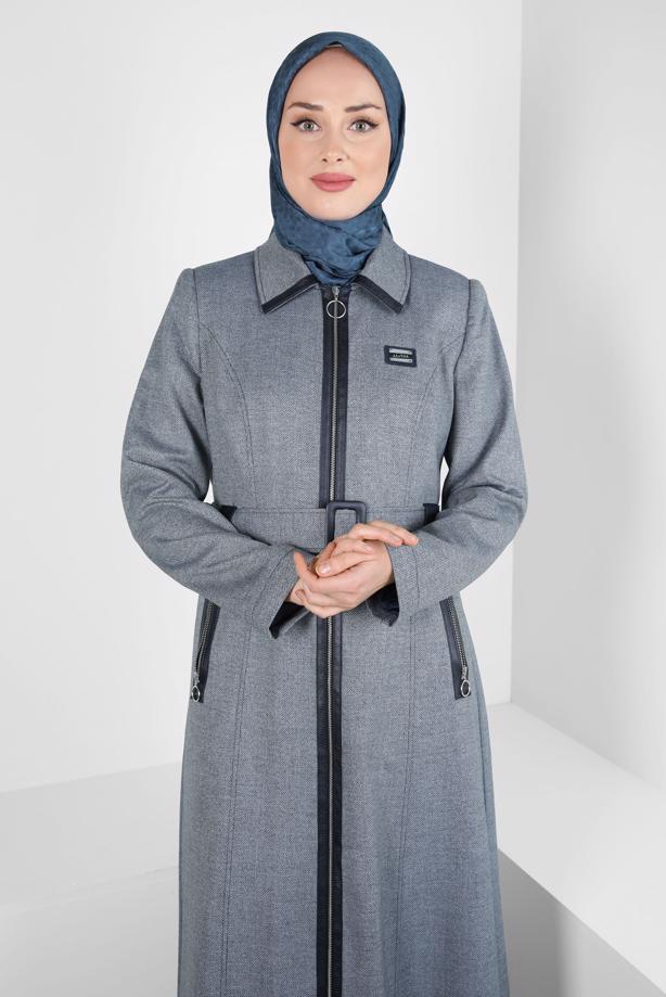 Hijab clothing NAVY BLUE T 10825 ALVİNA FERNANDO PARDESÜ 40-48 TEK 42 - TRENDTESETTÜR