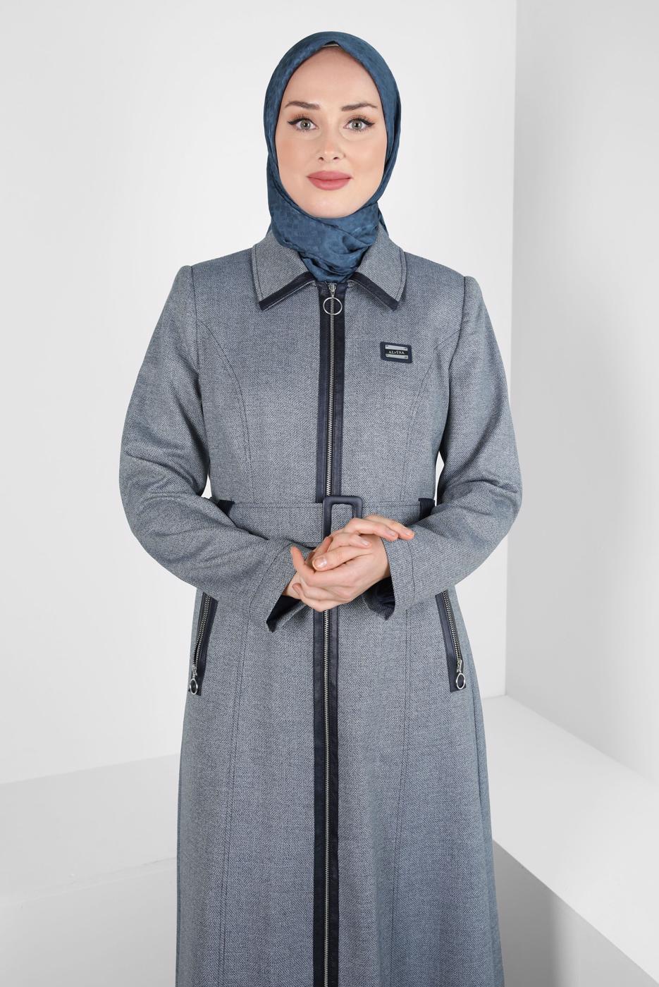Hijab clothing NAVY BLUE T 10825 ALVİNA FERNANDO PARDESÜ 40-48 TEK 42