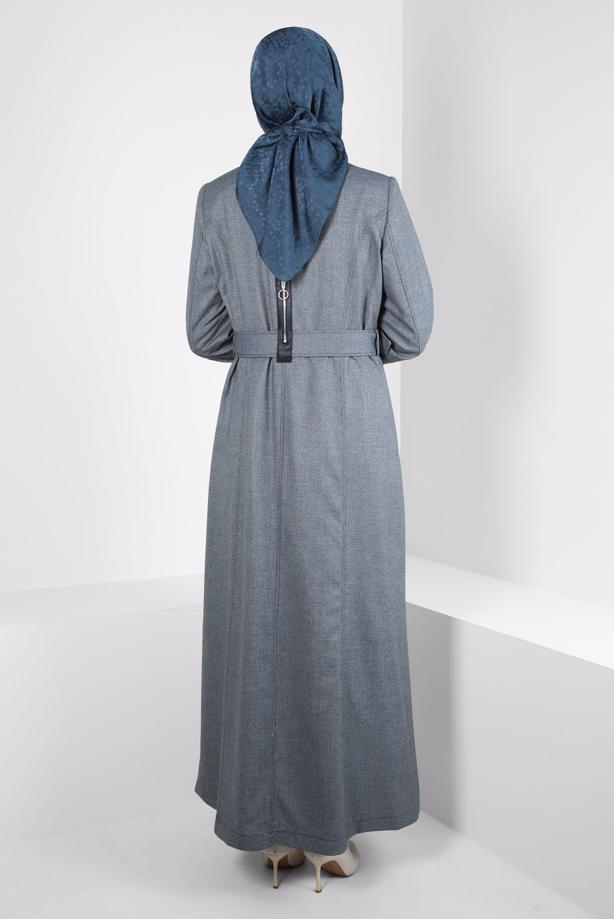 Hijab clothing NAVY BLUE T 10825 ALVİNA FERNANDO PARDESÜ 40-48 TEK 42 - TRENDTESETTÜR