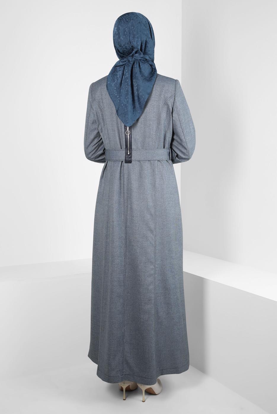 Hijab clothing NAVY BLUE T 10825 ALVİNA FERNANDO PARDESÜ 40-48 TEK 42