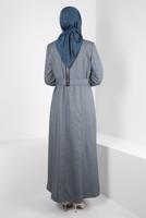 Hijab clothing NAVY BLUE T 10825 ALVİNA FERNANDO PARDESÜ 40-48 TEK 42